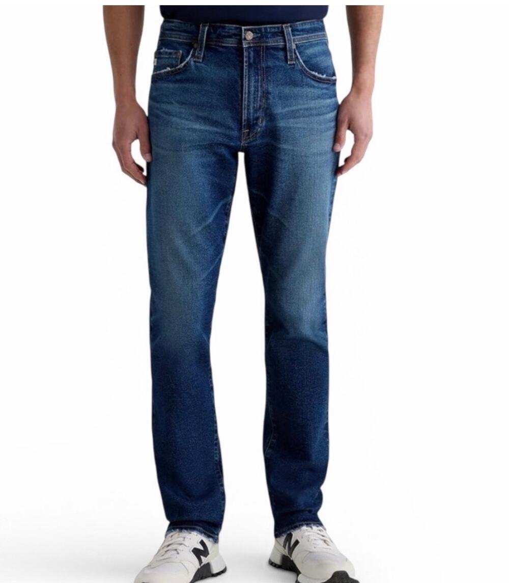 AG Adriano Goldschmied Jeans Mens 35x34 The Everett Slim Straight Dark Wash
